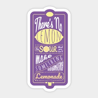 Sour Lemons (White Font) - This Is Us Sticker